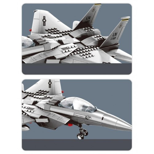 Zestaw Klocków Myśliwiec 223el.