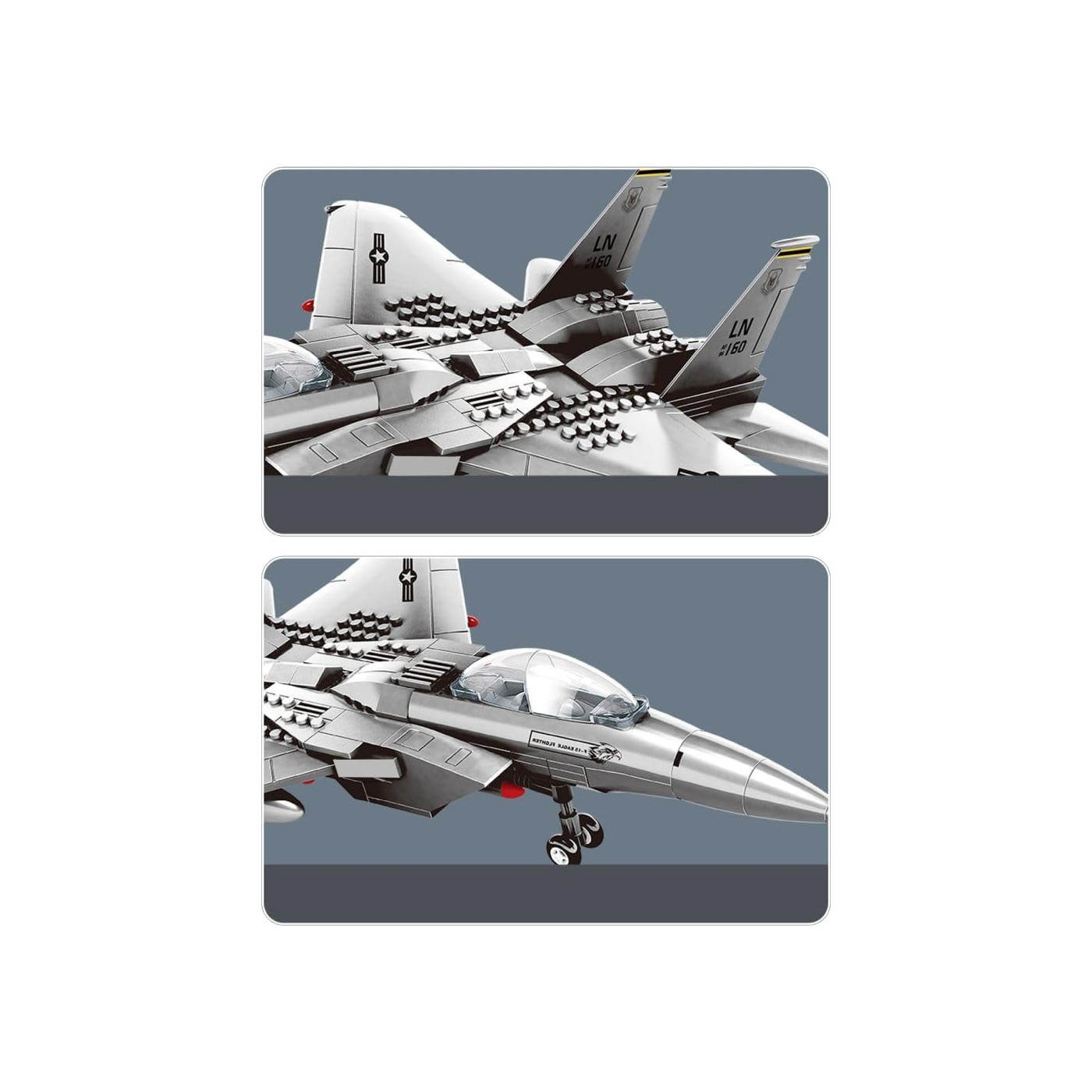 Zestaw Klocków Myśliwiec 223el.