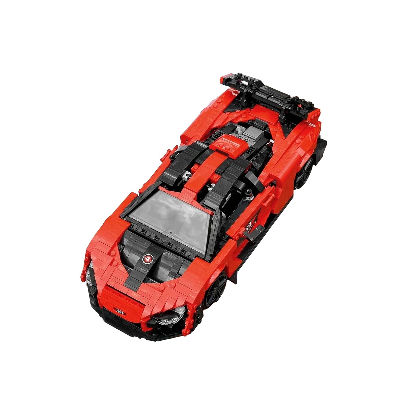 Zestaw Klocków Auto Sportowe Pomarańczowe 1372el.