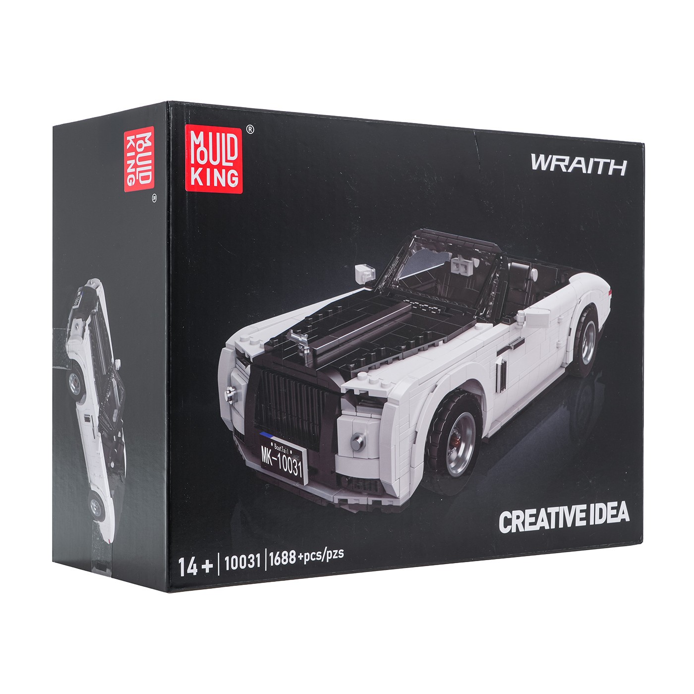 Zestaw Klocków Pojazd Biały Kabriolet 1603el.