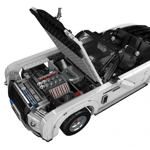 Zestaw Klocków Pojazd Biały Kabriolet 1603el.