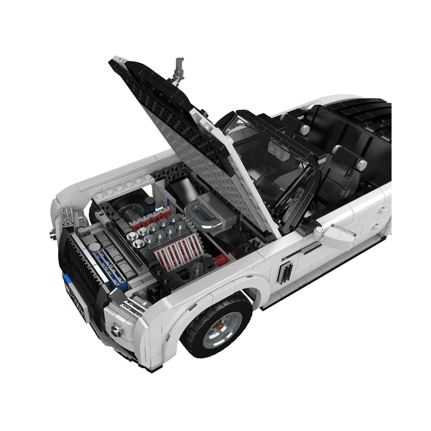 Zestaw Klocków Pojazd Biały Kabriolet 1603el.