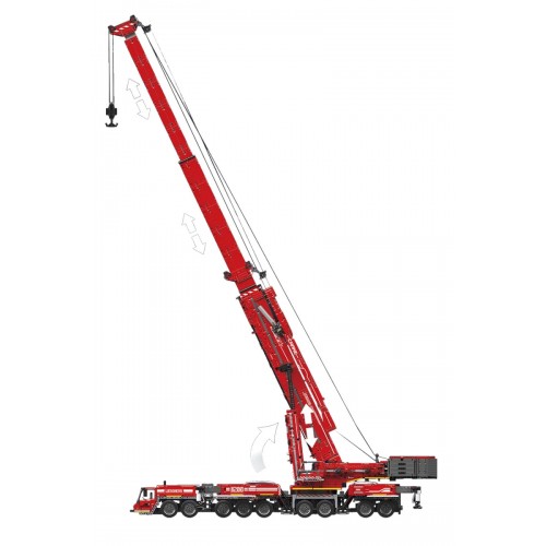 Zestaw Klocków Pojazd Dźwig Czerwony 8506el.