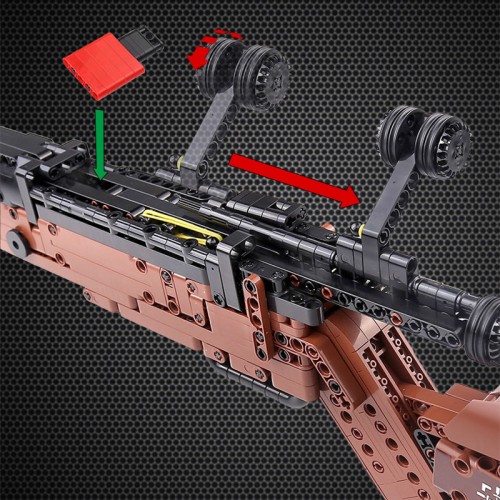 Zestaw Klocków Karabin 1117el.