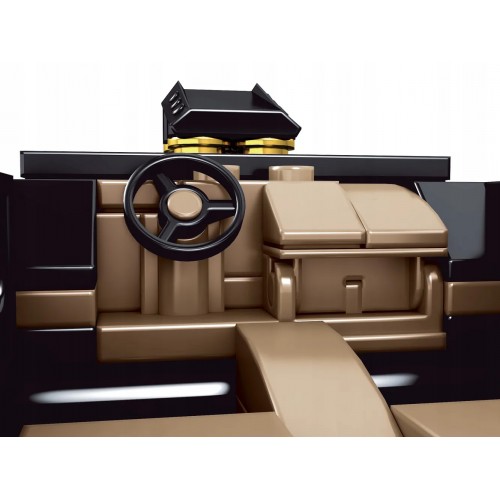 Zestaw Klocków Auto Sportowe Czarne 414el.