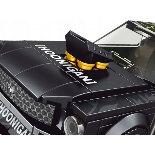 Zestaw Klocków Auto Sportowe Czarne 414el.