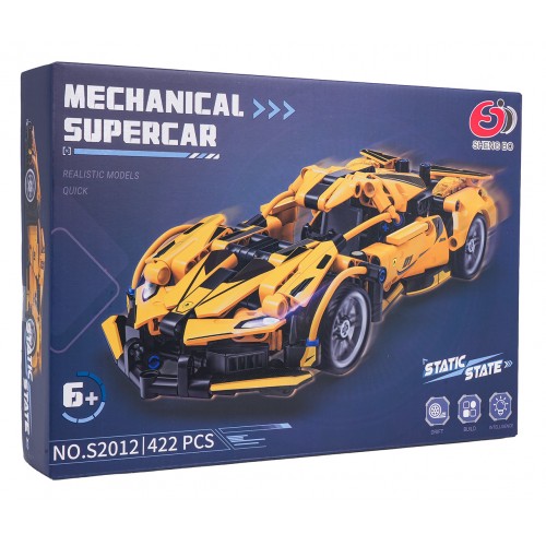 Klocki Auto Sportowe Żółte 422el.