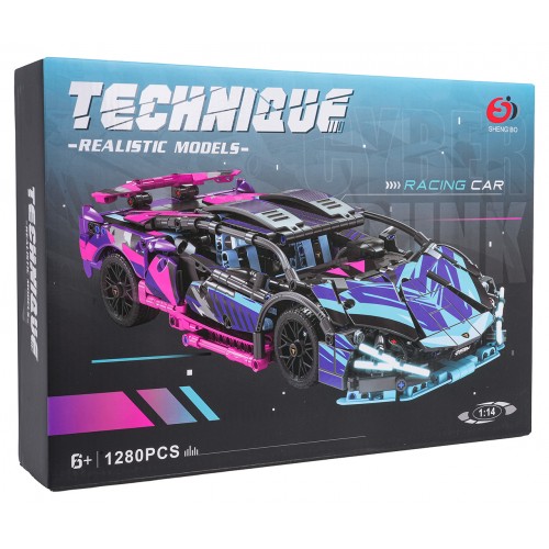 Klocki Auto Sportowe 1280el.