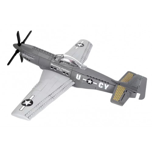 Zestaw Klocków Samolot Wojskowy 256el.