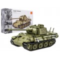 Zestaw Klocków Czołg Zielony 638el.