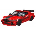 Zestaw Klocków Pojazd Sportowe Czerwone 481el.