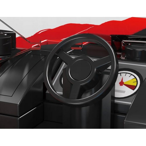 Zestaw Klocków Pojazd Sportowe Czerwone 481el.