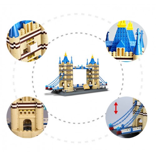 Zestaw Klocków Seria Budynki Tower Bridge 1054el.