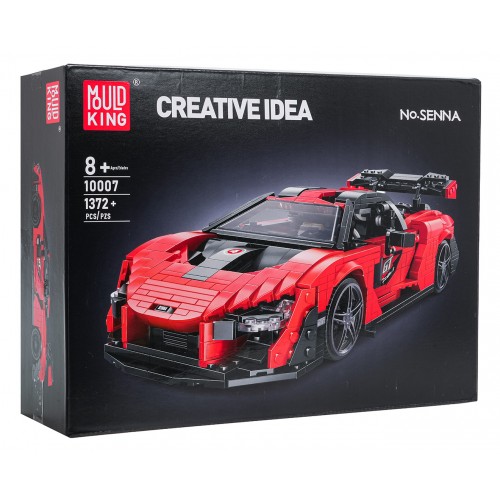 Zestaw Klocków Auto Sportowe Pomarańczowe 1372el.