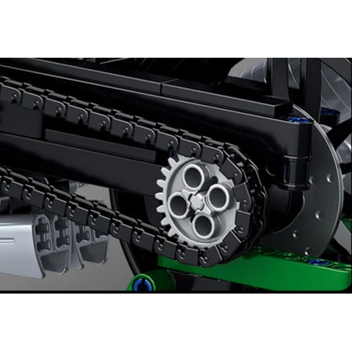 Zestaw Klocków Motocykl Ścigacz Biały 912el.