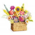 Zestaw Klocków Wiosenny Bukiet w Koszyku 1615el.