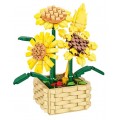 Zestaw Klocków Kwiaty Słoneczniki 550el.