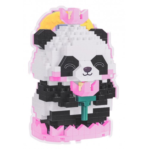 MEGA Zestaw Klocków Pandy 9 Figurek