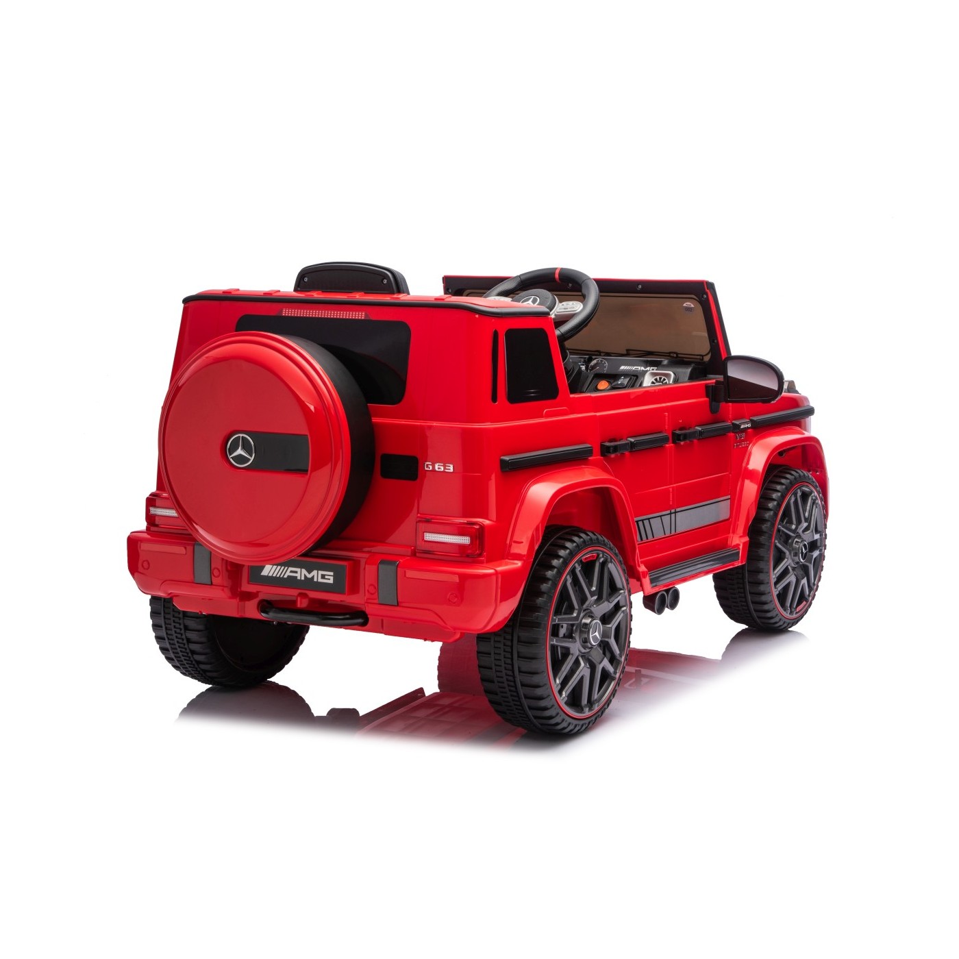 Pojazd Mercedes G63 AMG LIFT Czerwony