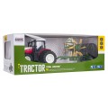 Traktor + Zgrabiarka R/C 1:24 Czerwony