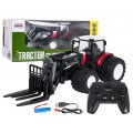 Traktor Czerwony R/C Z Turem
