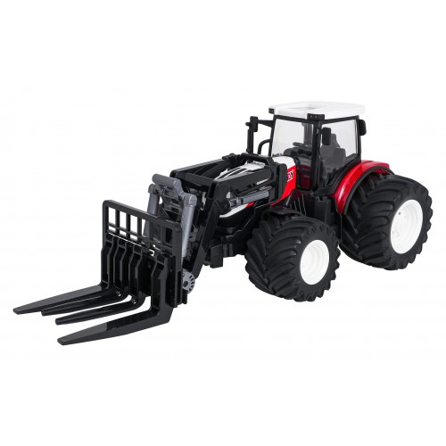 Traktor Czerwony R/C Z Turem