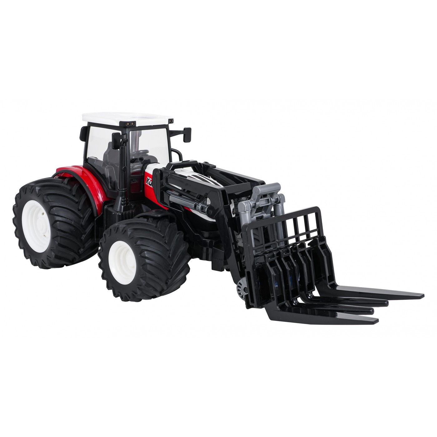 Traktor Czerwony R/C Z Turem