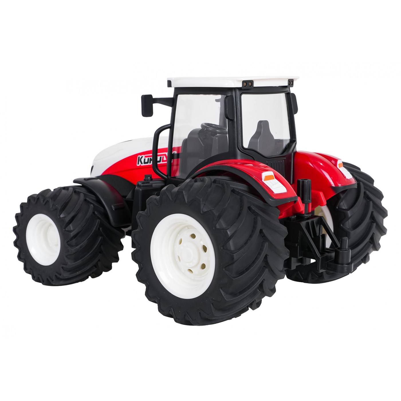 Traktor Czerwony R/C Z Pługiem 1:24