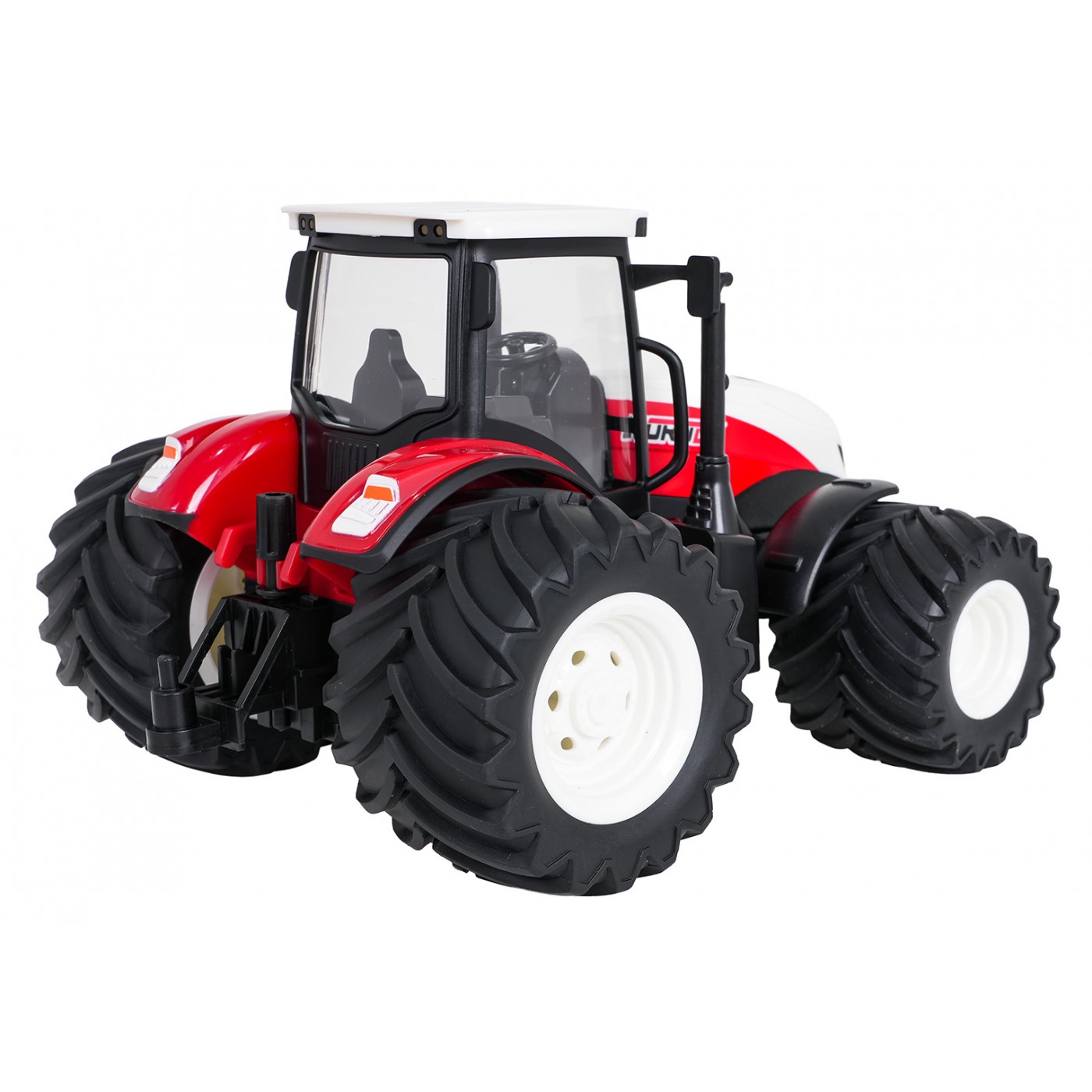 Traktor Czerwony R/C Z Pługiem 1:24