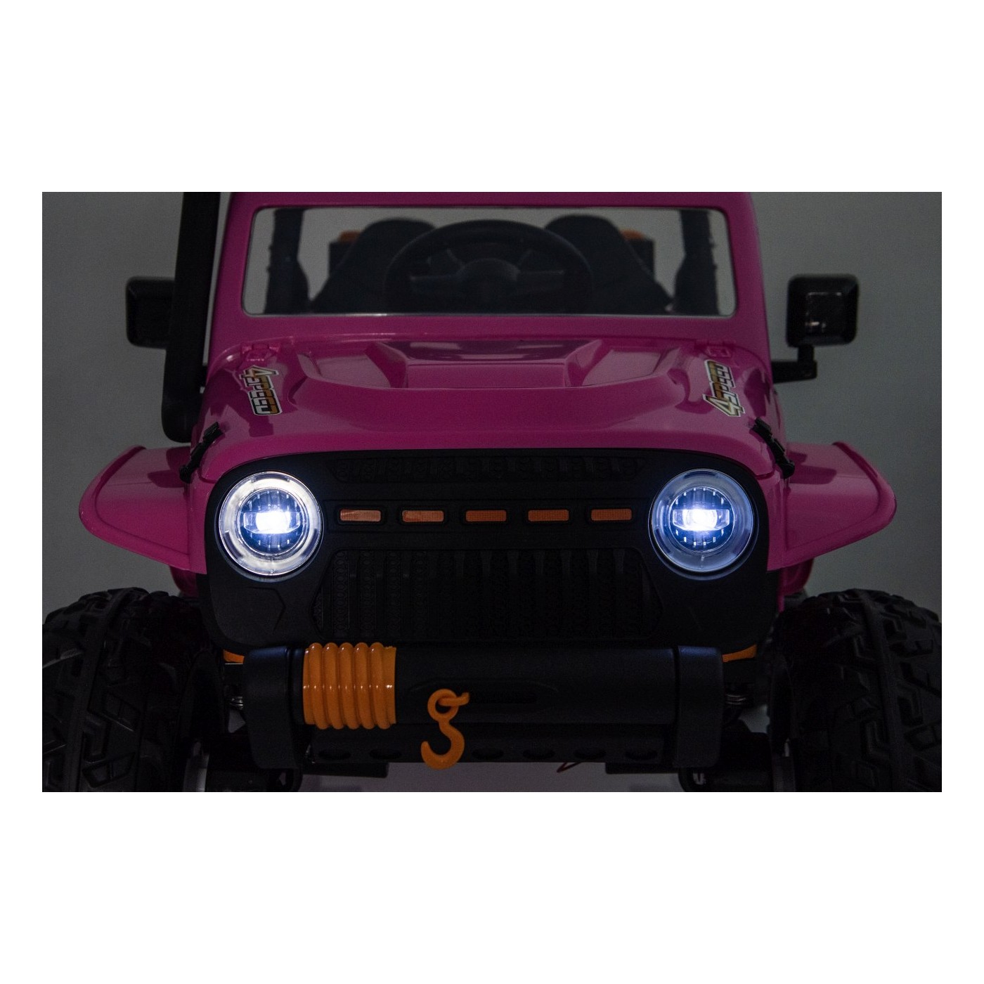 Pojazd Jeep Monster Różowy