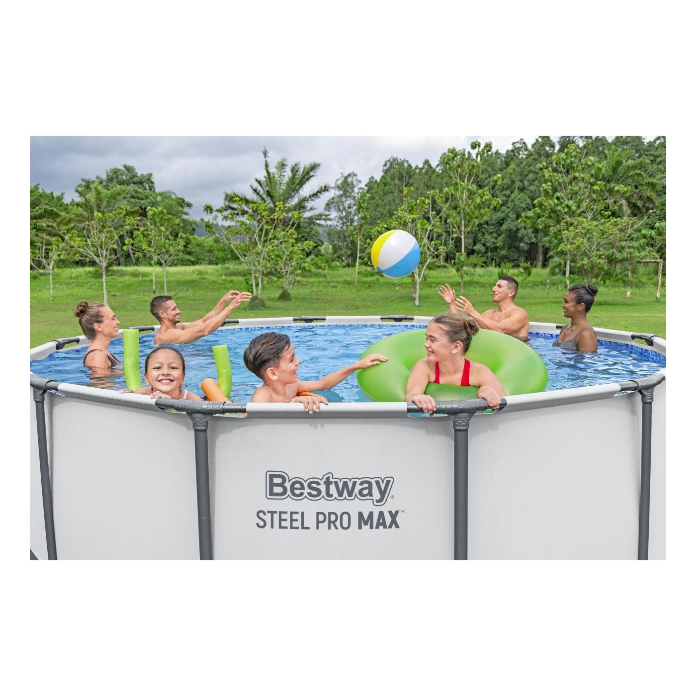 Basen Stelażowy Steel Pro MAX 396x122 13FT BESTWAY 5w1 + Akcesoria