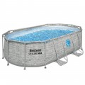 Basen stelażowy Power Steel Swim Vista z oknem 427x250x100 14x8FT BESTWAY 7w1