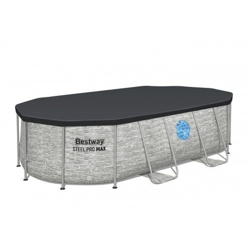 Basen stelażowy Power Steel Swim Vista z oknem 427x250x100 14x8FT BESTWAY 7w1