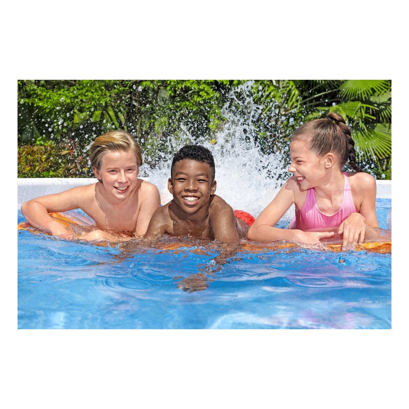 Basen stelażowy Power Steel 488x244x122 Szary 16x8FT BESTWAY 6w1