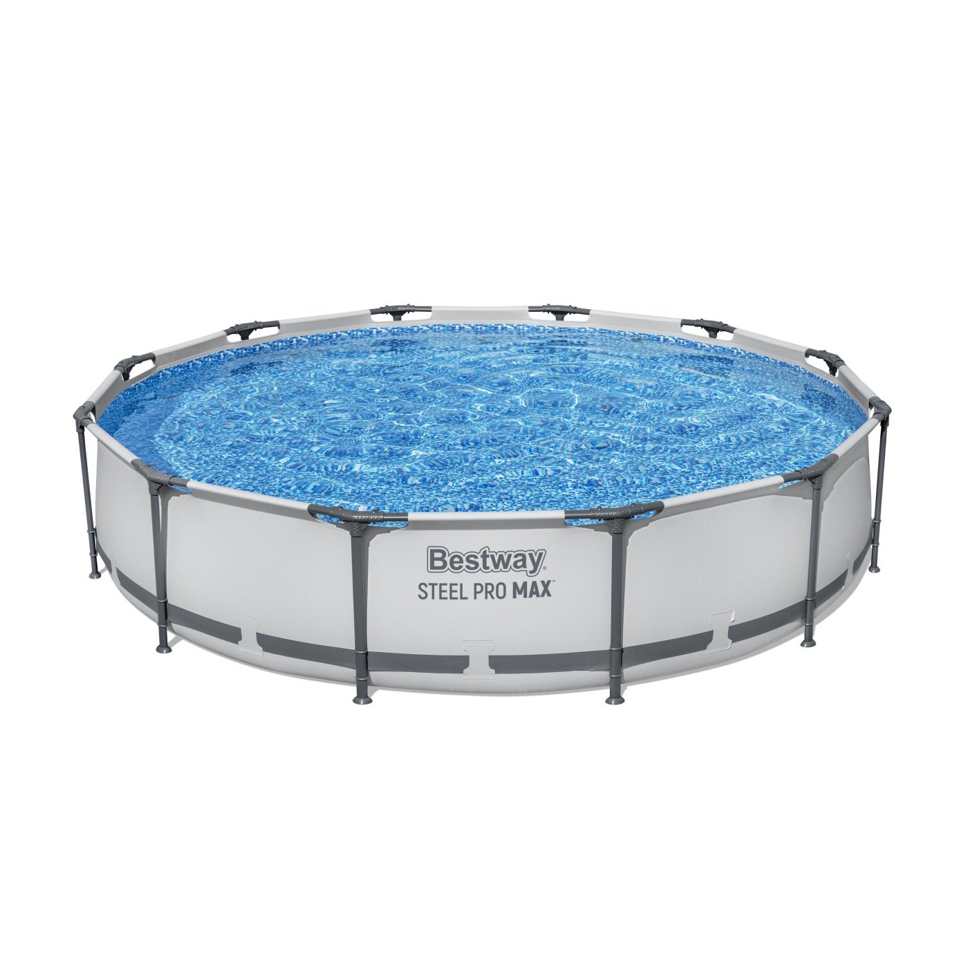 Basen Stelażowy Steel Pro MAX 366x76 Okrągły 12FT BESTWAY 3w1 + Pompa Filtr