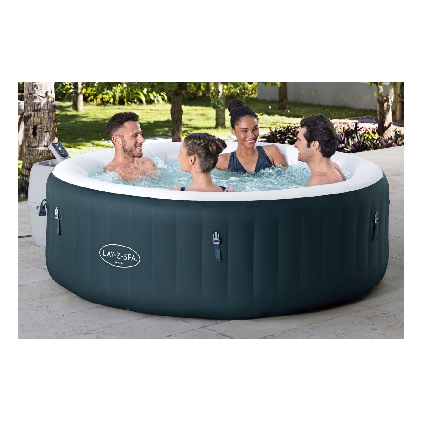 Lay-Z-Spa MIAMI AirJet 6 Jacuzzi BESTWAY