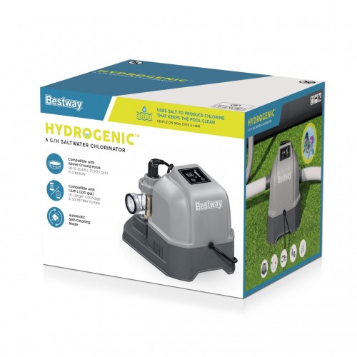 Chlorator słonej wody do basenów Generator chloru BESTWAY Czyszczenie wody + Paski testowe