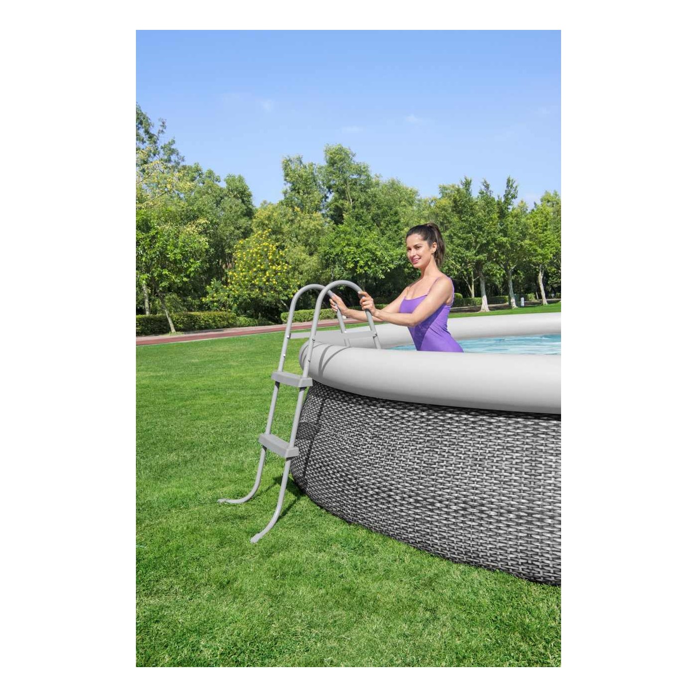 Drabinka do basenu ogrodowego BESTWAY 84cm