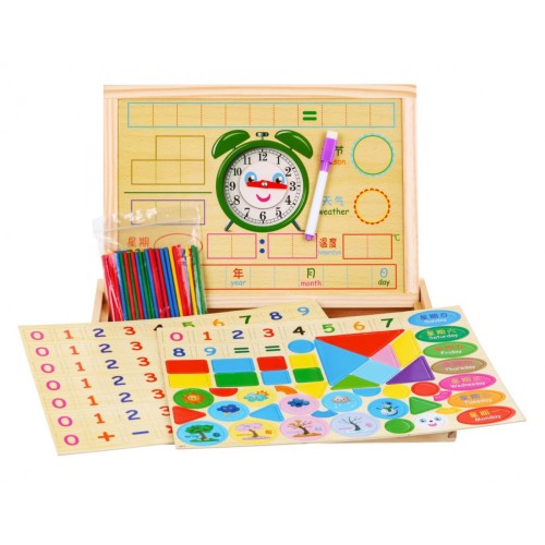 Magnetic Wood Board For Learning Accessories