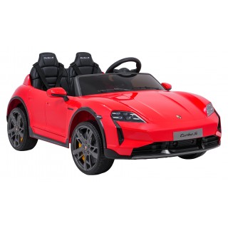 Pojazd Porsche Taycan Turbo S Czerwony