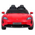 Pojazd Porsche Taycan Turbo S Czerwony