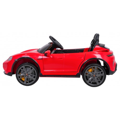 Pojazd Porsche Taycan Turbo S Czerwony