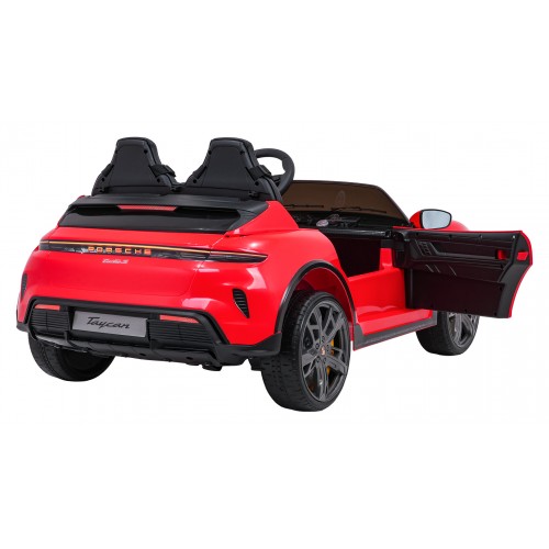 Pojazd Porsche Taycan Turbo S Czerwony