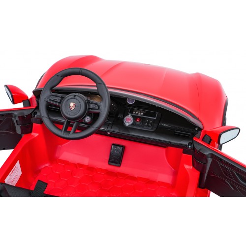 Pojazd Porsche Taycan Turbo S Czerwony