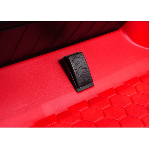 Pojazd Porsche Taycan Turbo S Czerwony