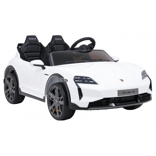 Pojazd Porsche Taycan Turbo S Biały