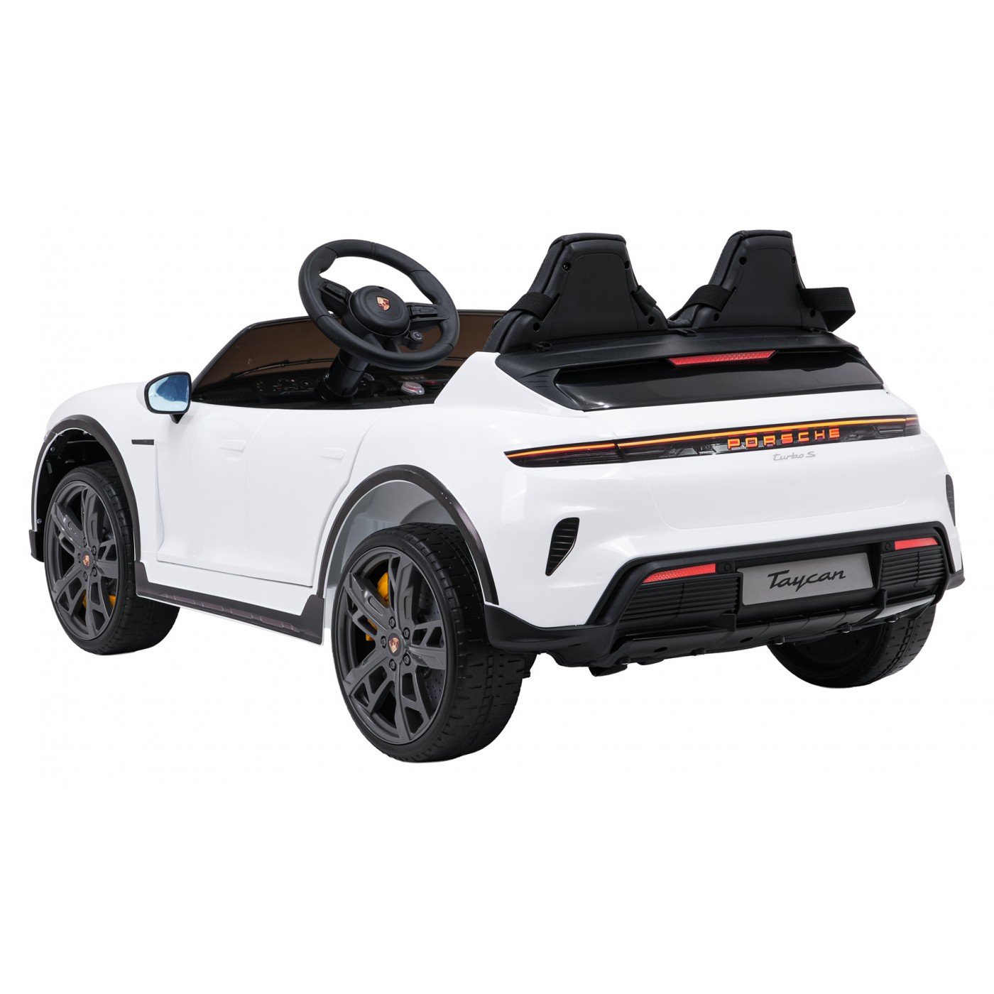 Pojazd Porsche Taycan Turbo S Biały