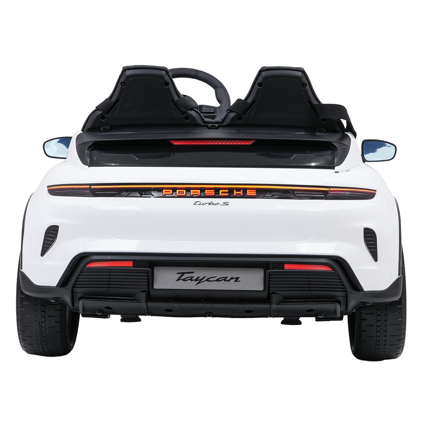 Pojazd Porsche Taycan Turbo S Biały