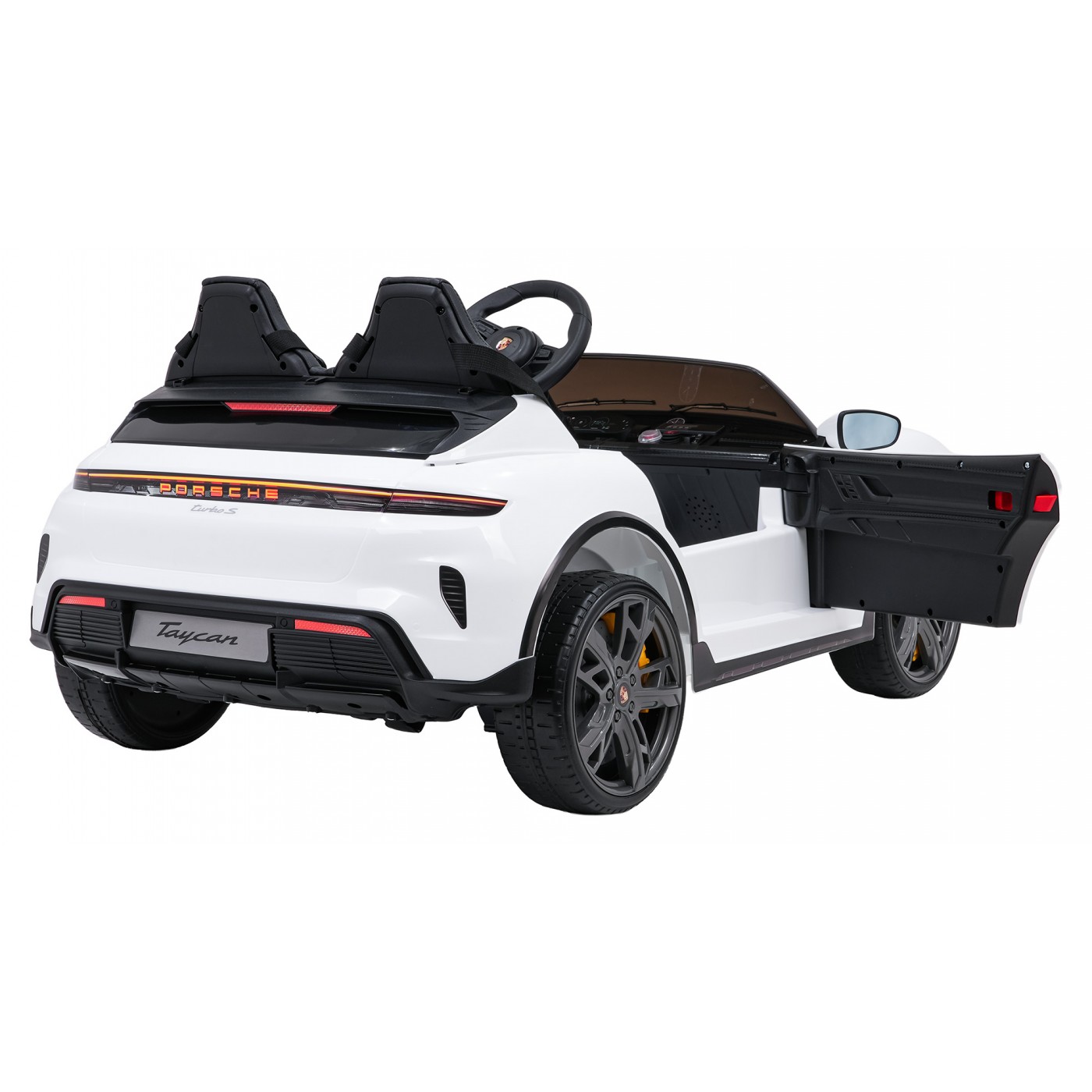 Pojazd Porsche Taycan Turbo S Biały