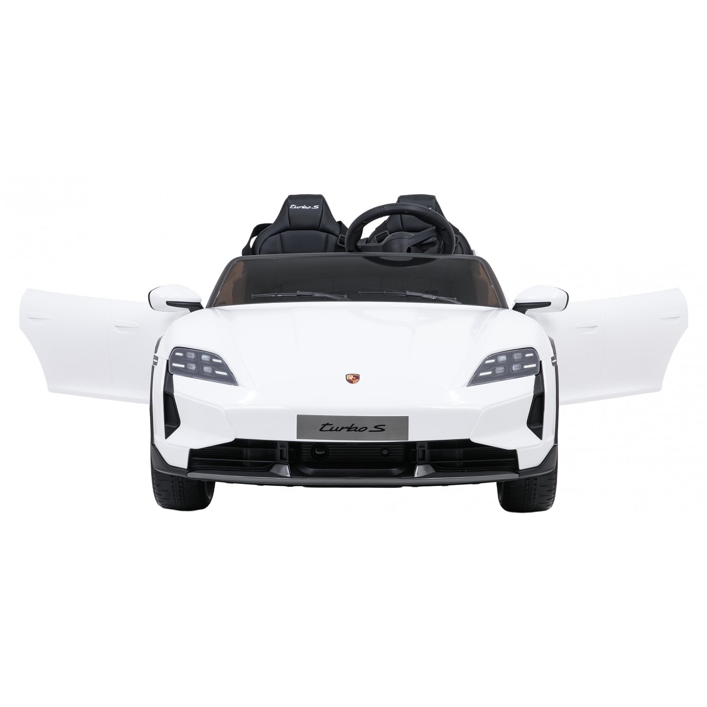 Pojazd Porsche Taycan Turbo S Biały